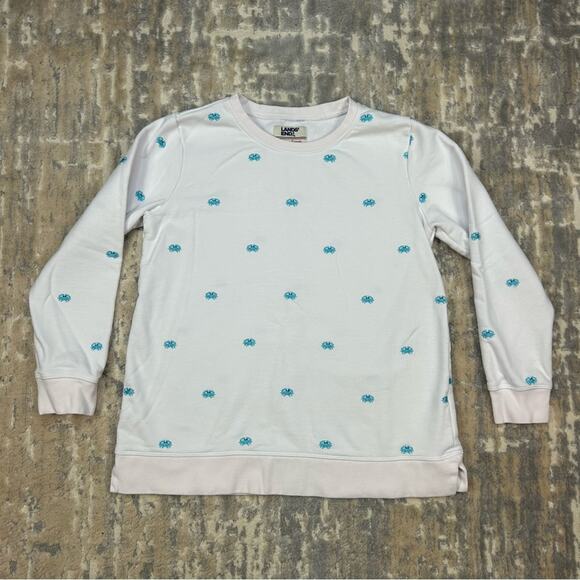 Lands' End Sweaters - Land's End Embroidered Crab Serious Sweats Sweatshirt Small